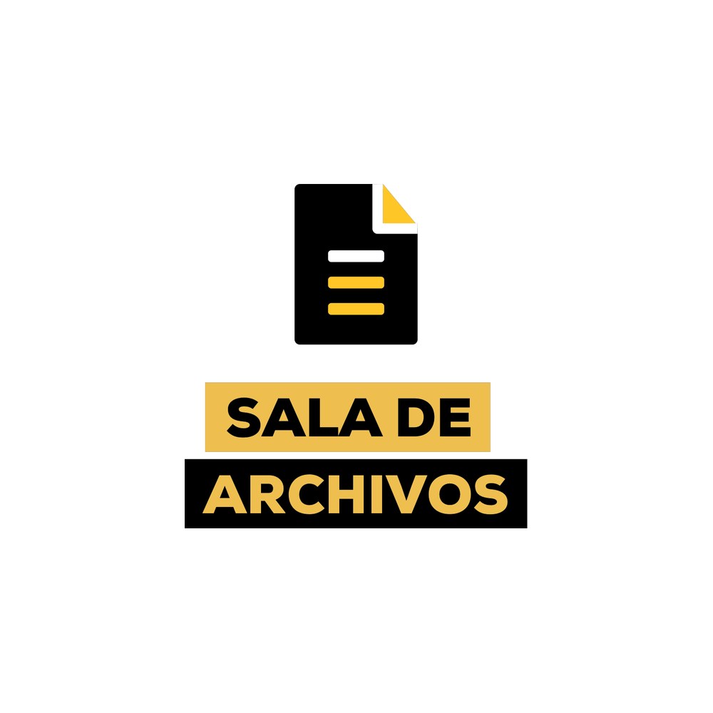 Rótulo de puerta: Sala de archivos