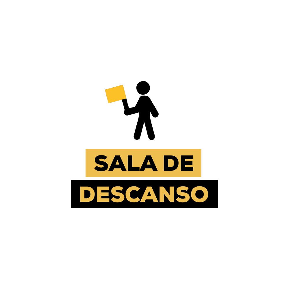 Rótulo de puerta: Sala de descanso