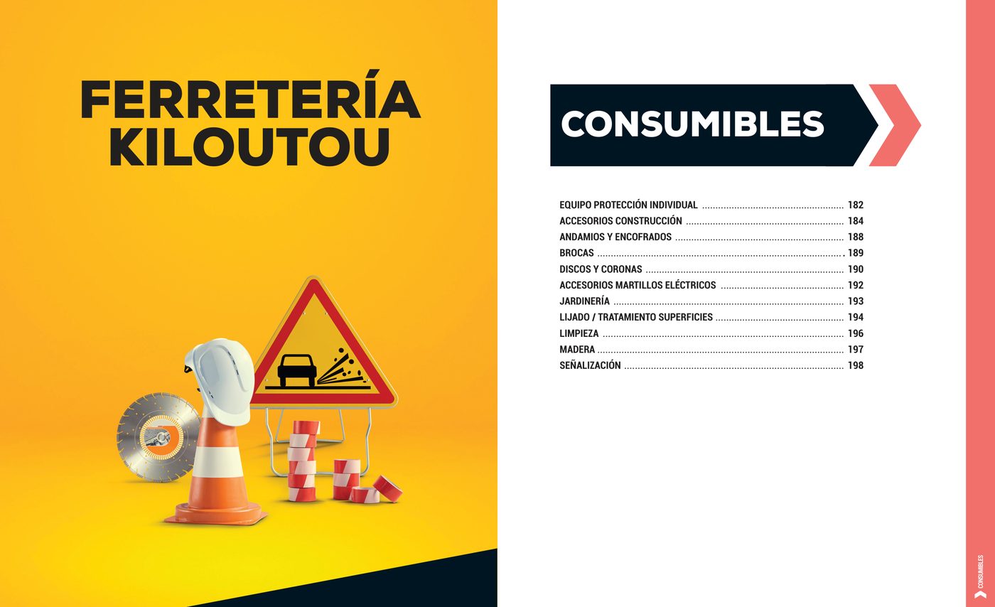 Separador de Consumibles: ferretería Kiloutou