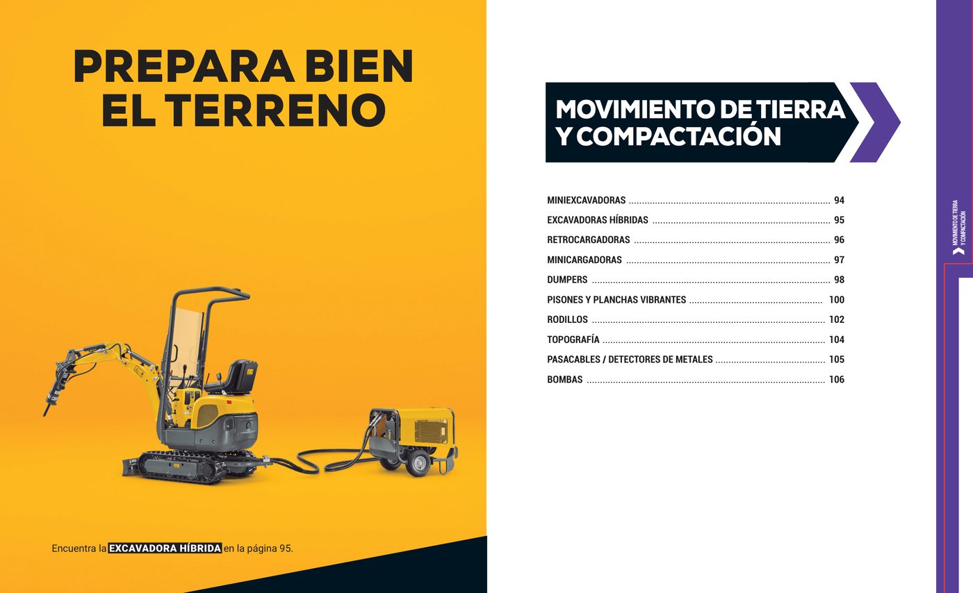 Separador de Movimiento de tierra y compactación: prepara bien el terreno