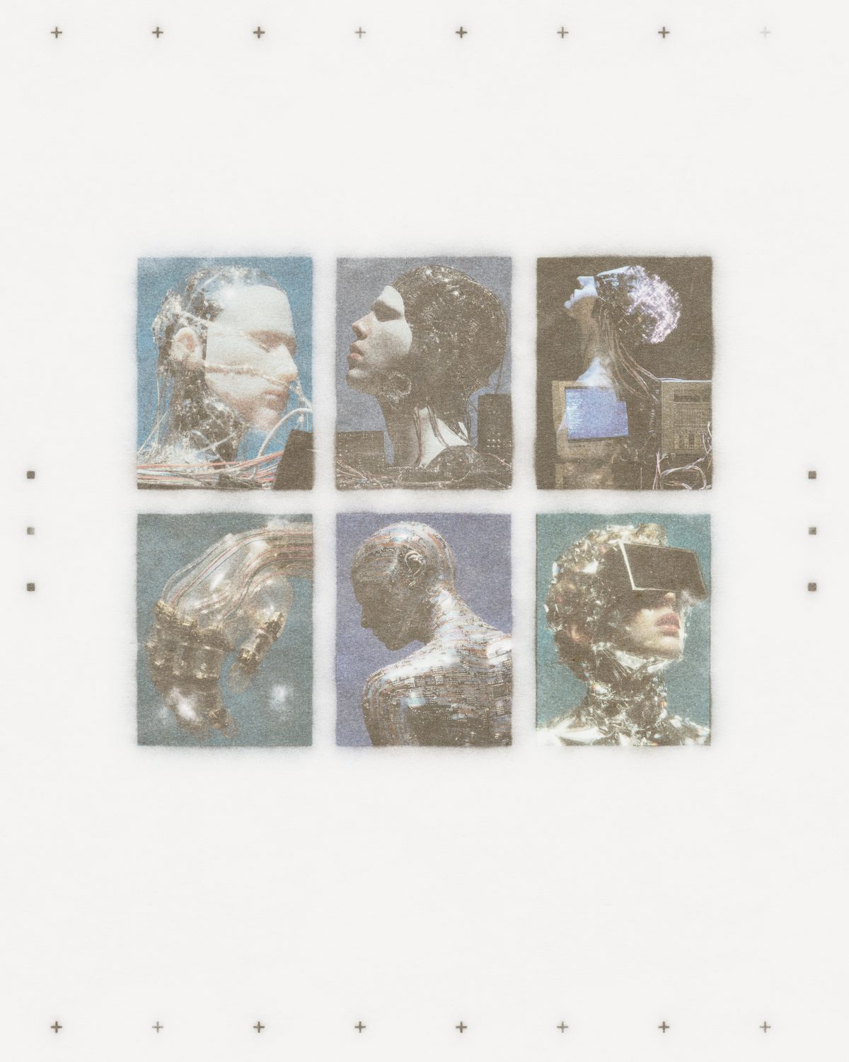 HumanOS: serie de seis retratos robóticos